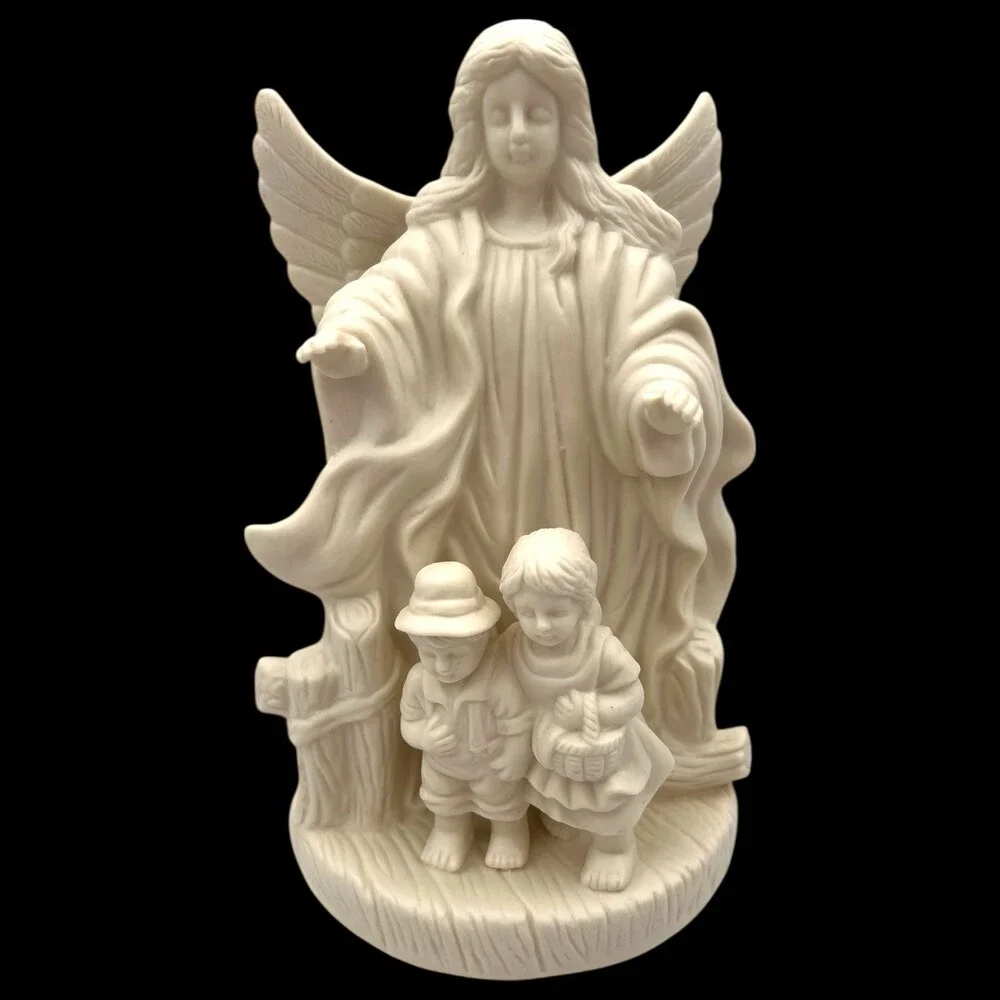 VTG 1990s Kirkland’s Cedar Creek Collection GUARDIAN ANGEL Nightlight Porcelain